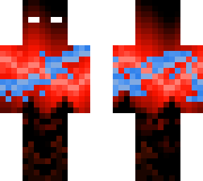 red and blue
