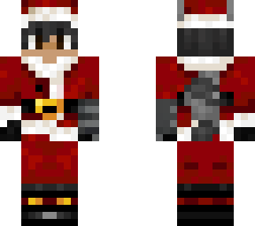 santa raccoon boy skin