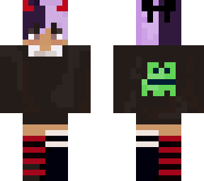 short hair devil girl