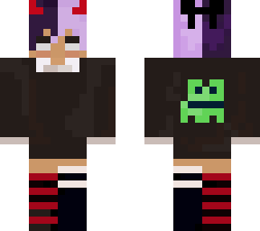 short hair devil girl