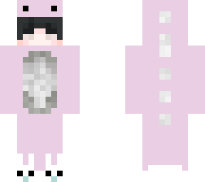skin - pink dino