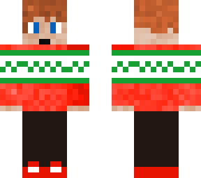 this is my first skin and it is a christmas boy
