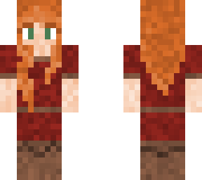 villageoise rousse (rouge)