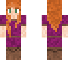 villageoise rousse (violet)