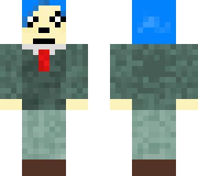 2d from gorillaz except he's in a suit