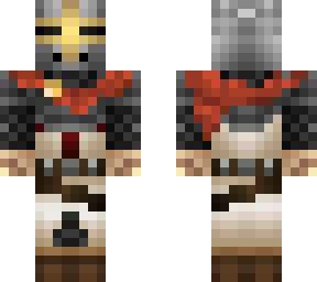armoured cloaked crusader