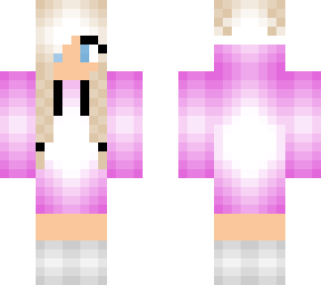 blonde hair lazy hoodie girl