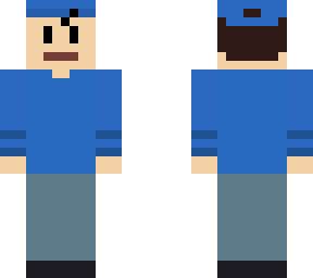 blue dancing guy