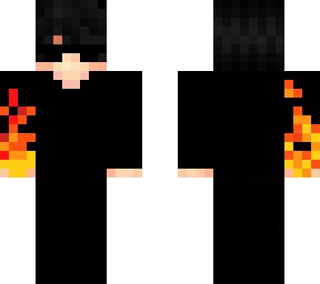 boy, black hair, sunglasses and fire fist