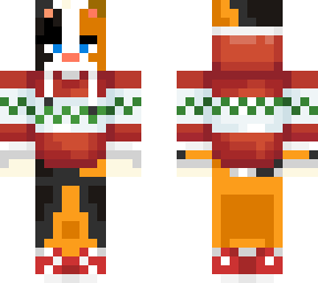 christmas calico cat without headphones