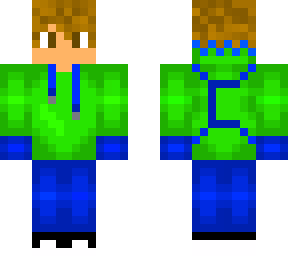cool green-blue boy