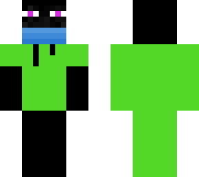 endaman with sweater and mask.