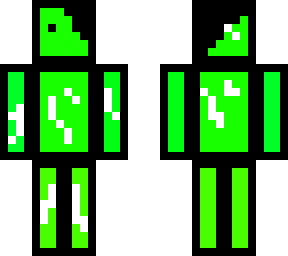 female cartoony green