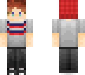 ferissday but with white shirt and red hat