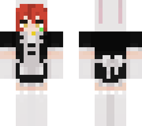 hisoka in a maid outfit (bunny)