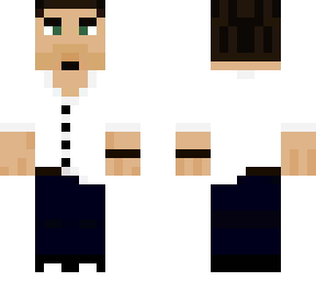me in a dress shirt (button up/ down)(i'm not sure)
