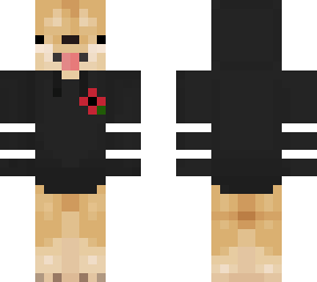 my mc dog with hoodie skin