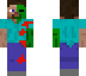 oh sht steve become zombie !