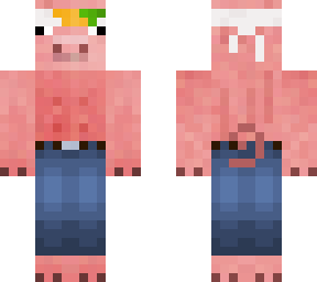 pig with pants