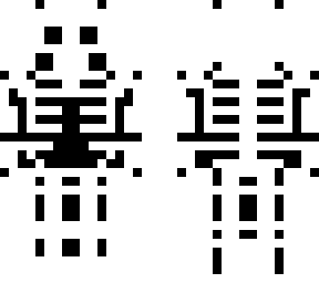 pixel gun 3d skeleton