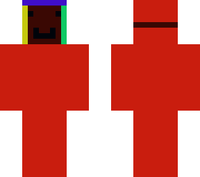 red man with a mask