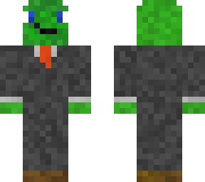 slime, in a suit.