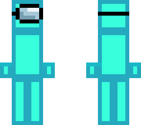 among us cyan