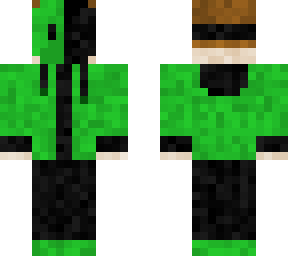 black and green mask kid