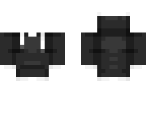 Download Black Hoodie template (White rim's) | Minecraft Skin