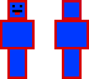 blue and red guy