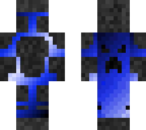 blue fading mandolorian