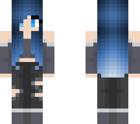blue girl