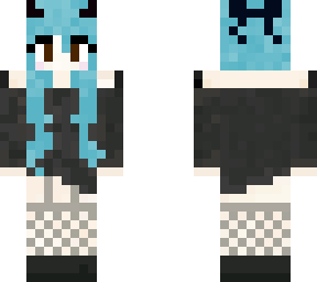 blue haired e girl