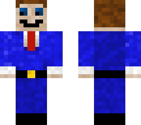 blue suit