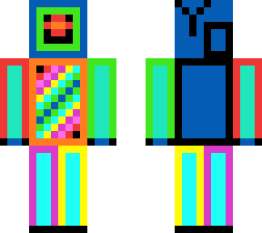 colorful man