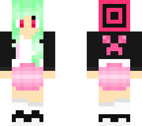 cute pink rebel girl