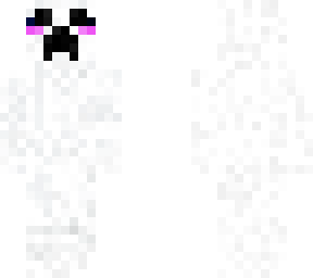 cute snow girl creeper and its blushing!