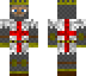 english king with fringed surcoat