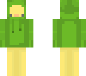 green duck with jacket