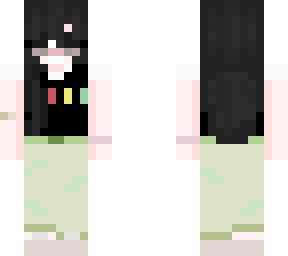 indie black hair
