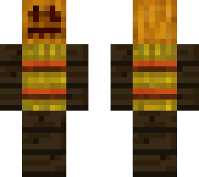 minecraft pumpkin scarecrow