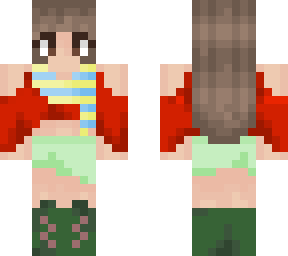my christmas skin re-done
