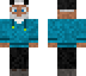 old guy with hoodie