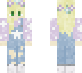 overalls and star sweater!