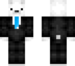 polar bear in tux
