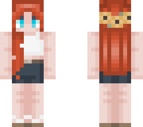 red hair and summer flower crown outfit