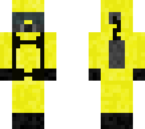 scientist with removable hazard suit