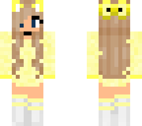 yellow herobrine girl