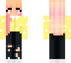 yellow-white polka-dots