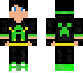 a green boy